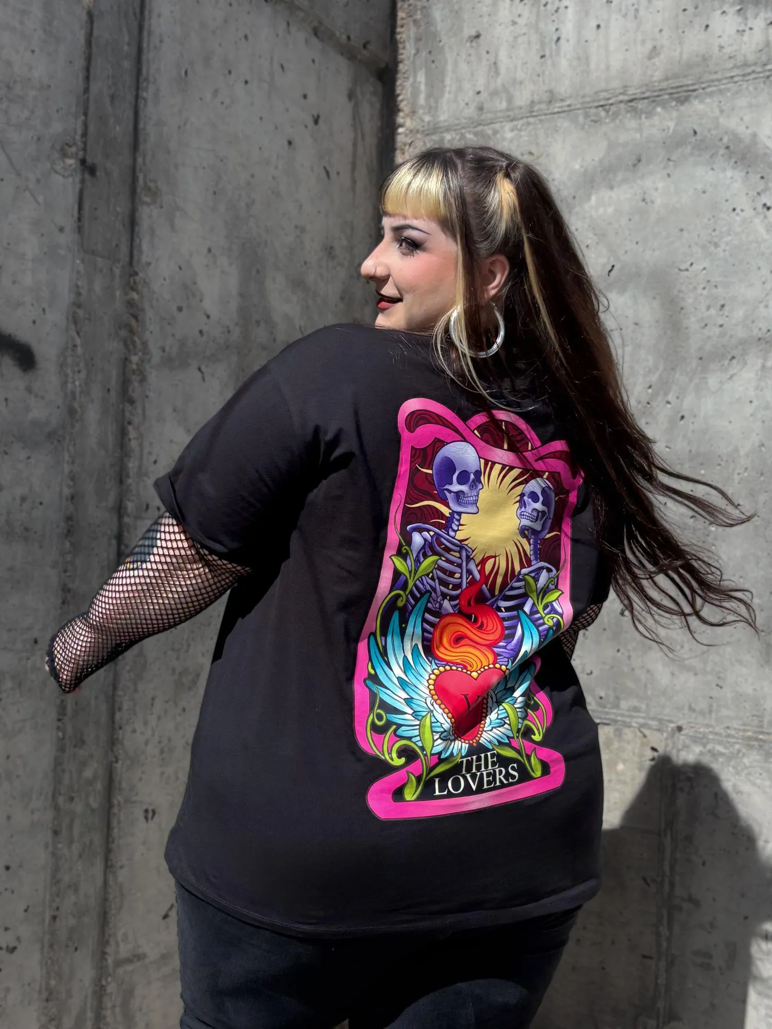 Major Arcana Unisex Tee - VI The Lovers sold by Snag Tights product image thumbnail 3