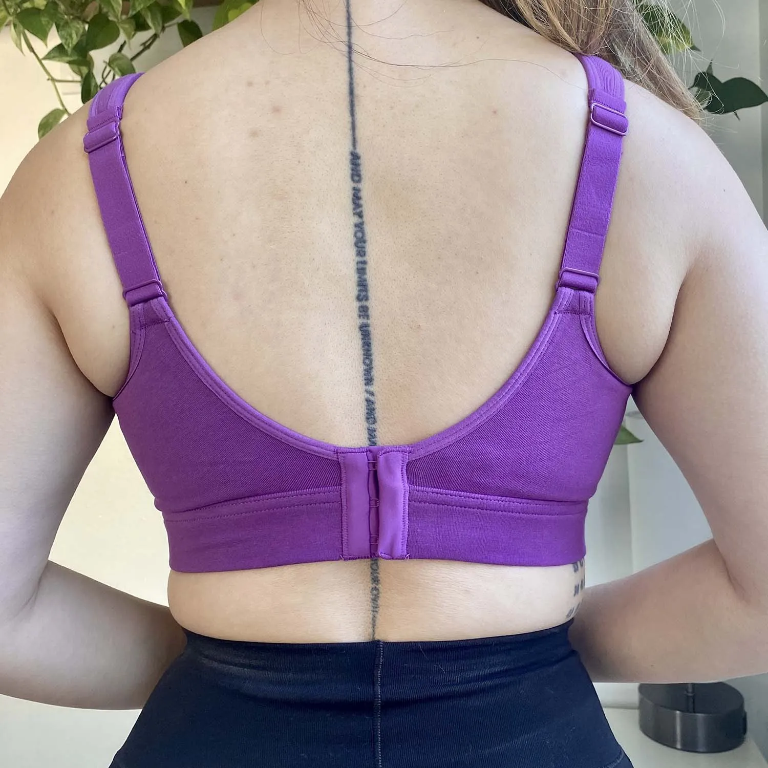 Organic Cotton Bra Full Cup - Grape Escape sold by Snag Tights product image thumbnail 5