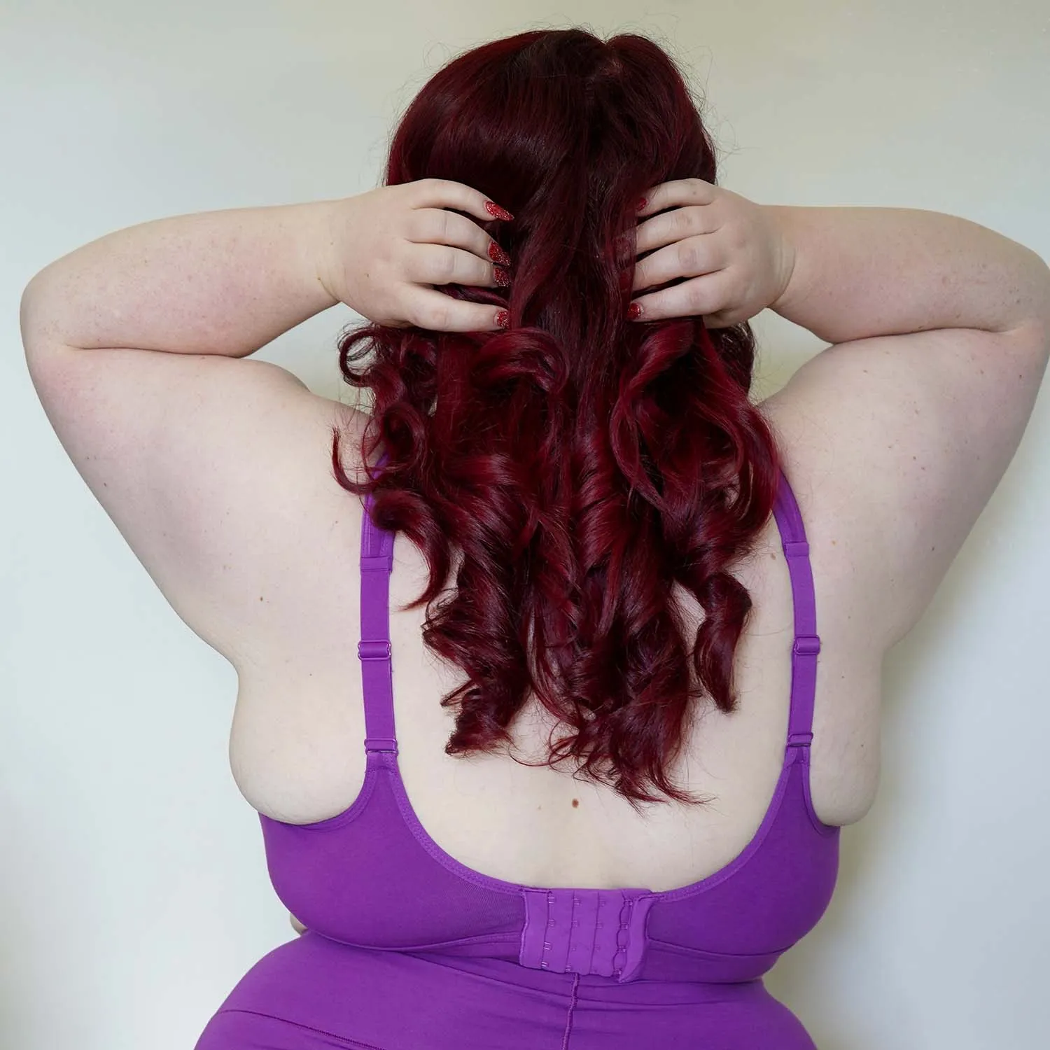 Organic Cotton Bra Full Cup - Grape Escape sold by Snag Tights product image thumbnail 3