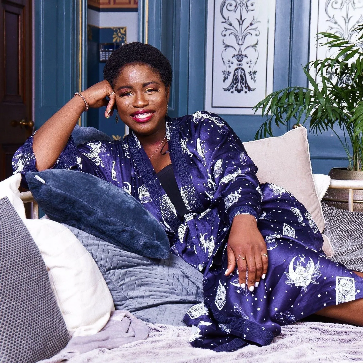 Luxury Satin Robes sold by Snag Tights