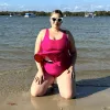 Hasta La Vista Bikini Bottoms - Hot Pink sold by Snag Tights