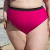 Hasta La Vista Bikini Bottoms - Hot Pink sold by Snag Tights