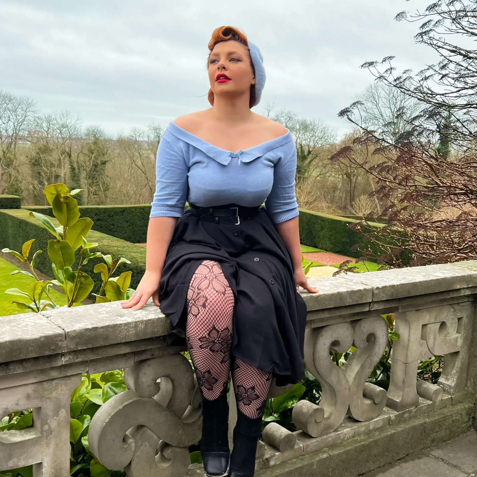 Bloom Fishnets - Black sold by Snag Tights