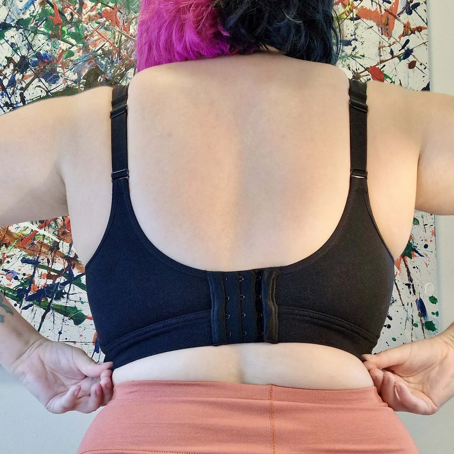 Cotton Bra Full Cup - Black sold by Snag Tights product image thumbnail 2