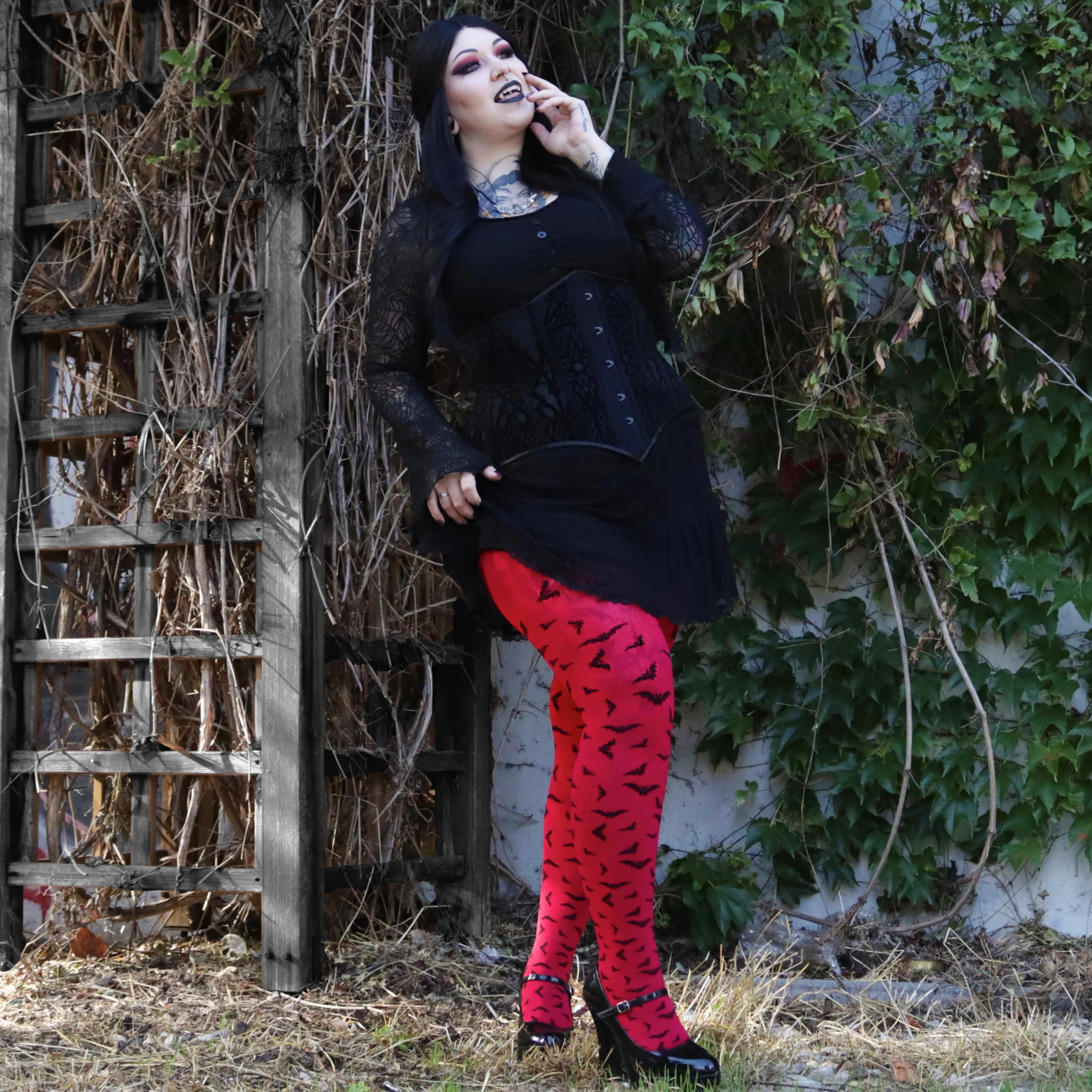 Fright Night - Blood Red sold by Snag Tights product image thumbnail 4