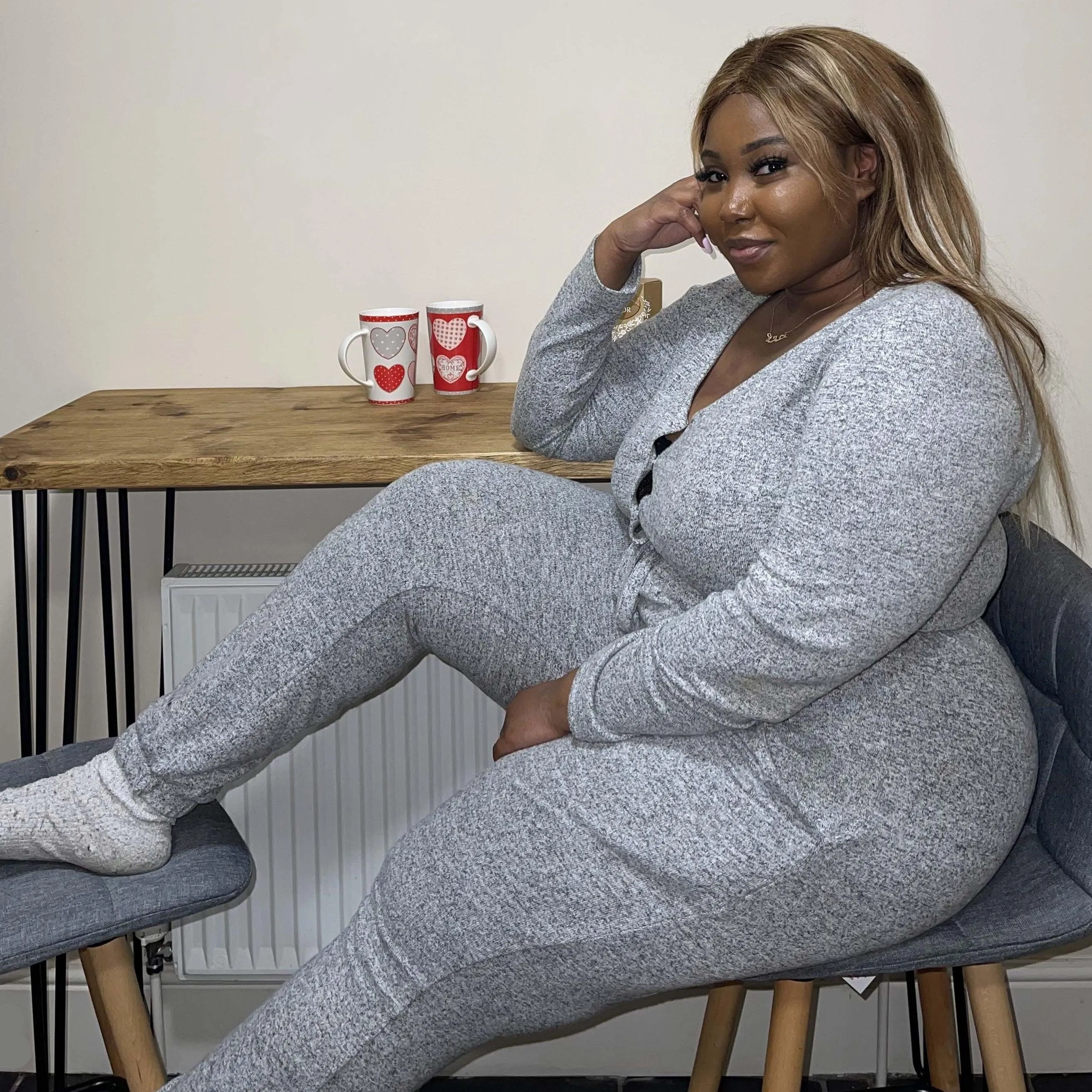 Jumpsuit - Grey Marl sold by Snag Tights product image thumbnail 3