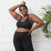 Ribbed Bra Full Cup - Black sold by Snag Tights