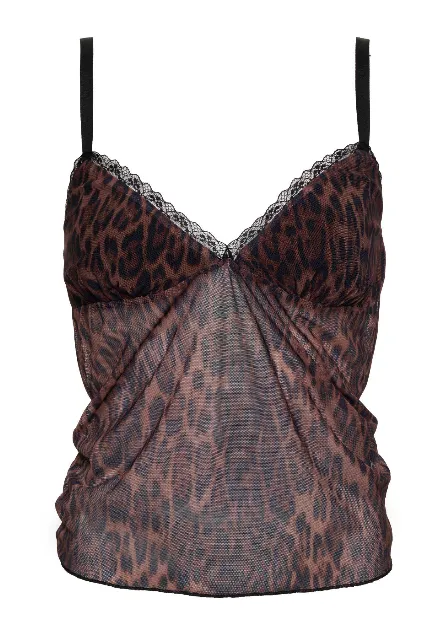 THE GIGI TOP IN CHEETAH sold by Bella Venice