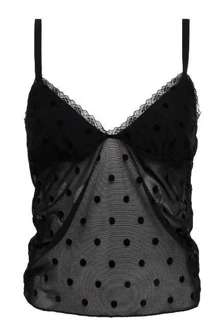 THE GIGI TOP IN BLACK sold by Bella Venice