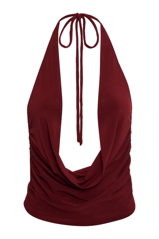 The Elsa Top in Red sold by Bella Venice