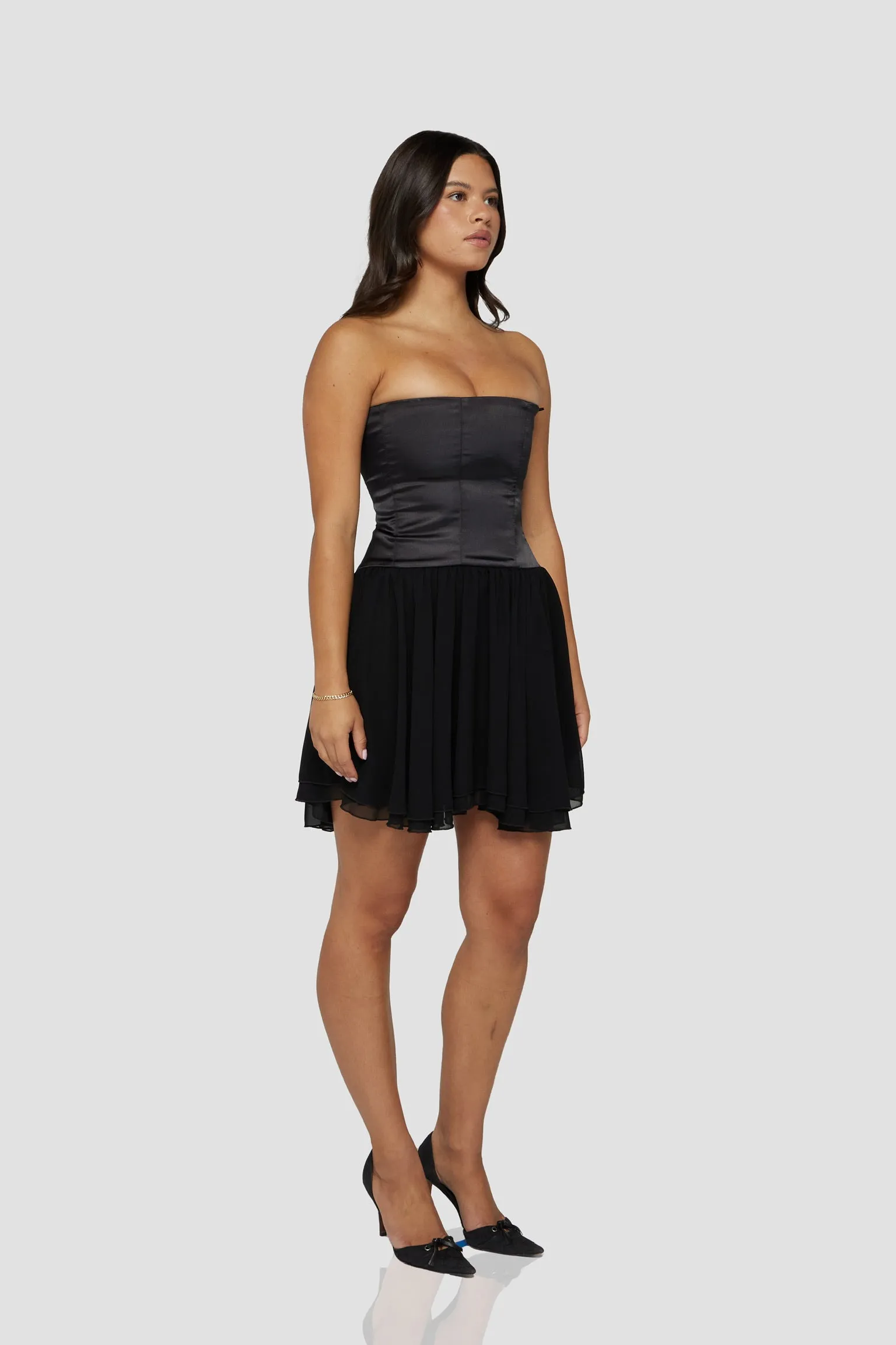 THE JOLIE DRESS IN BLACK sold by Bella Venice product image thumbnail 2