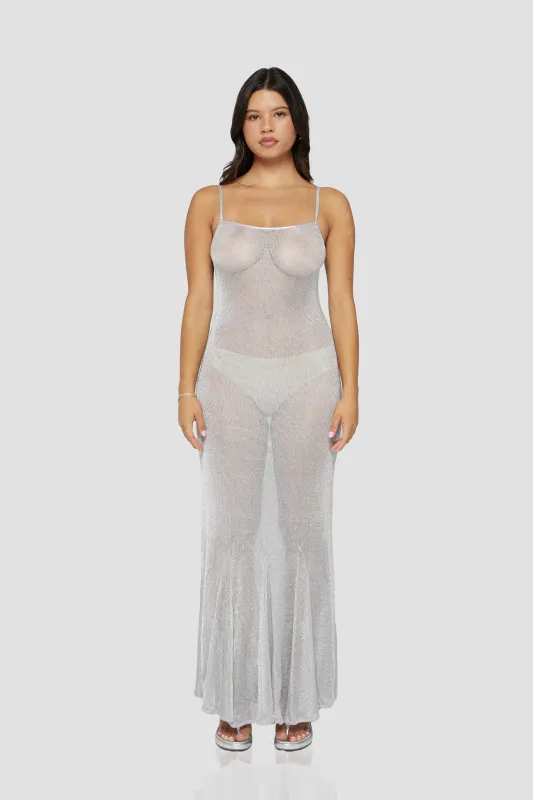 THE SERAFINA DRESS IN SILVER sold by Bella Venice