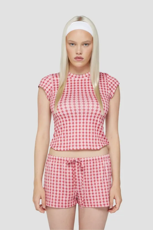 The Immy Top In Red sold by Bella Venice