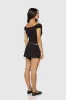THE STEPHANIE TOP IN BLACK sold by Bella Venice