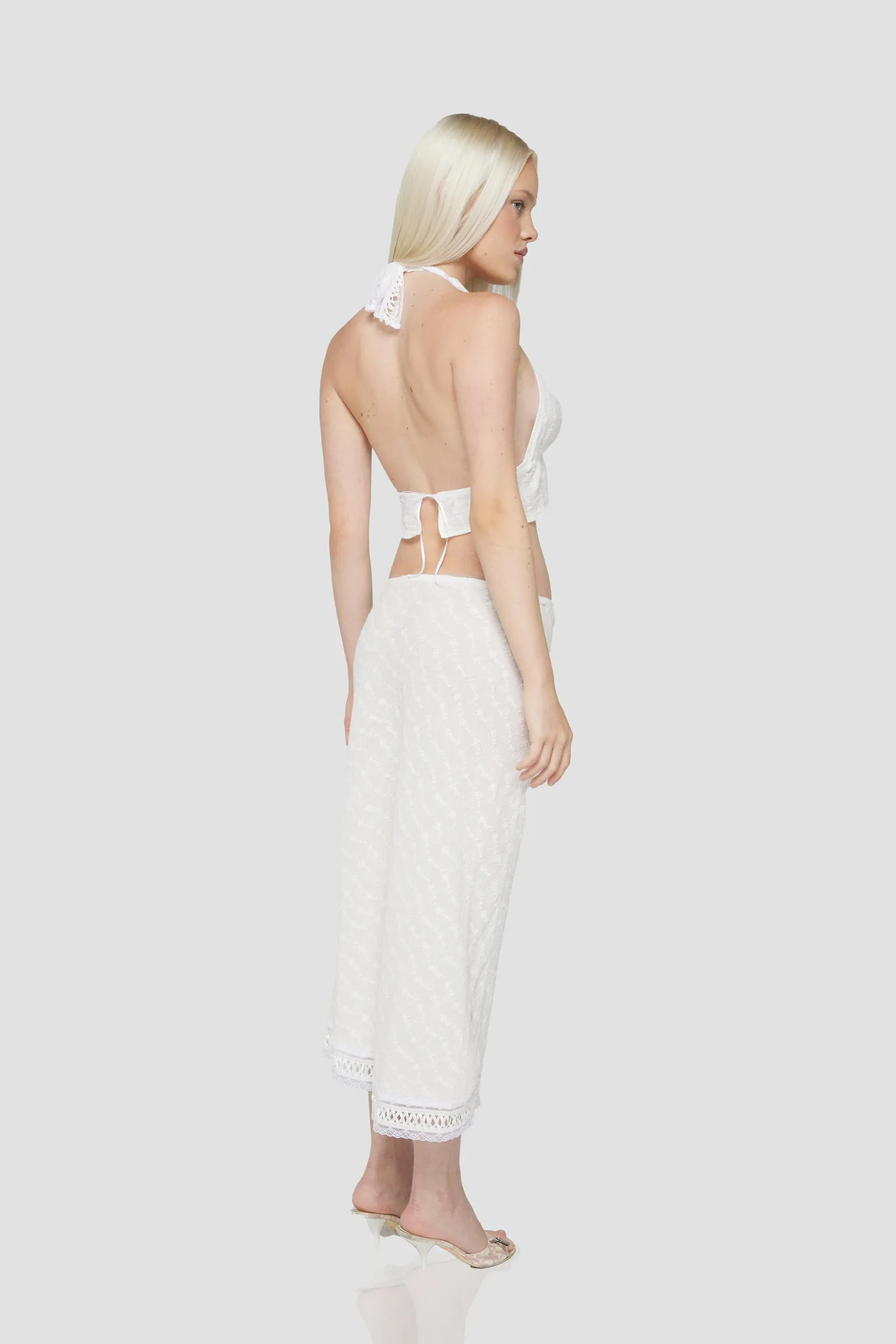 THE SOFIA HALTER IN IVORY sold by Bella Venice product image thumbnail 2