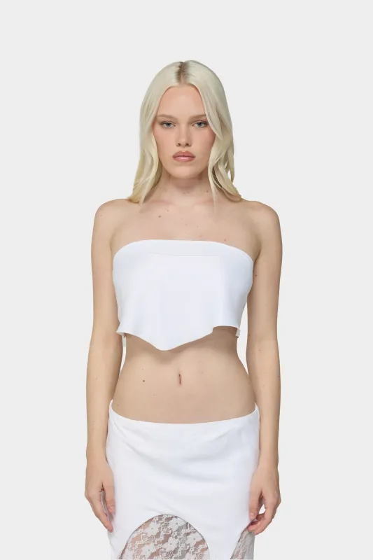 The Lisa Top in White sold by Bella Venice