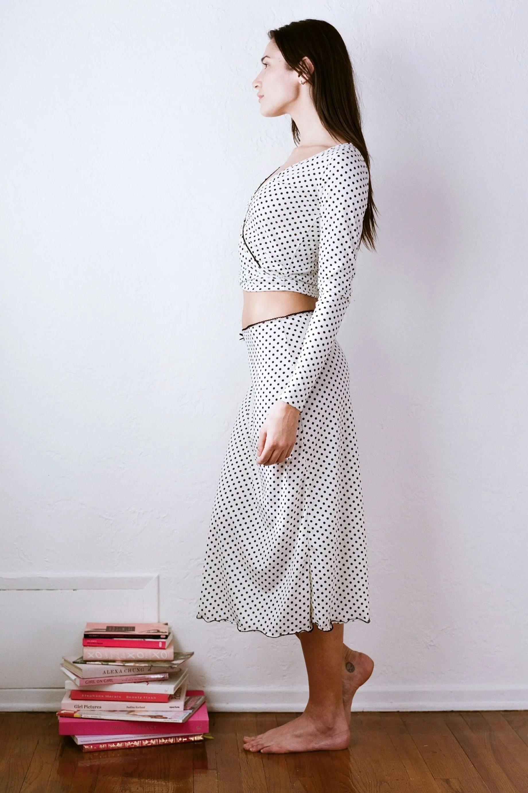 THE POLKA DOT WRAP TOP sold by Bella Venice product image thumbnail 2