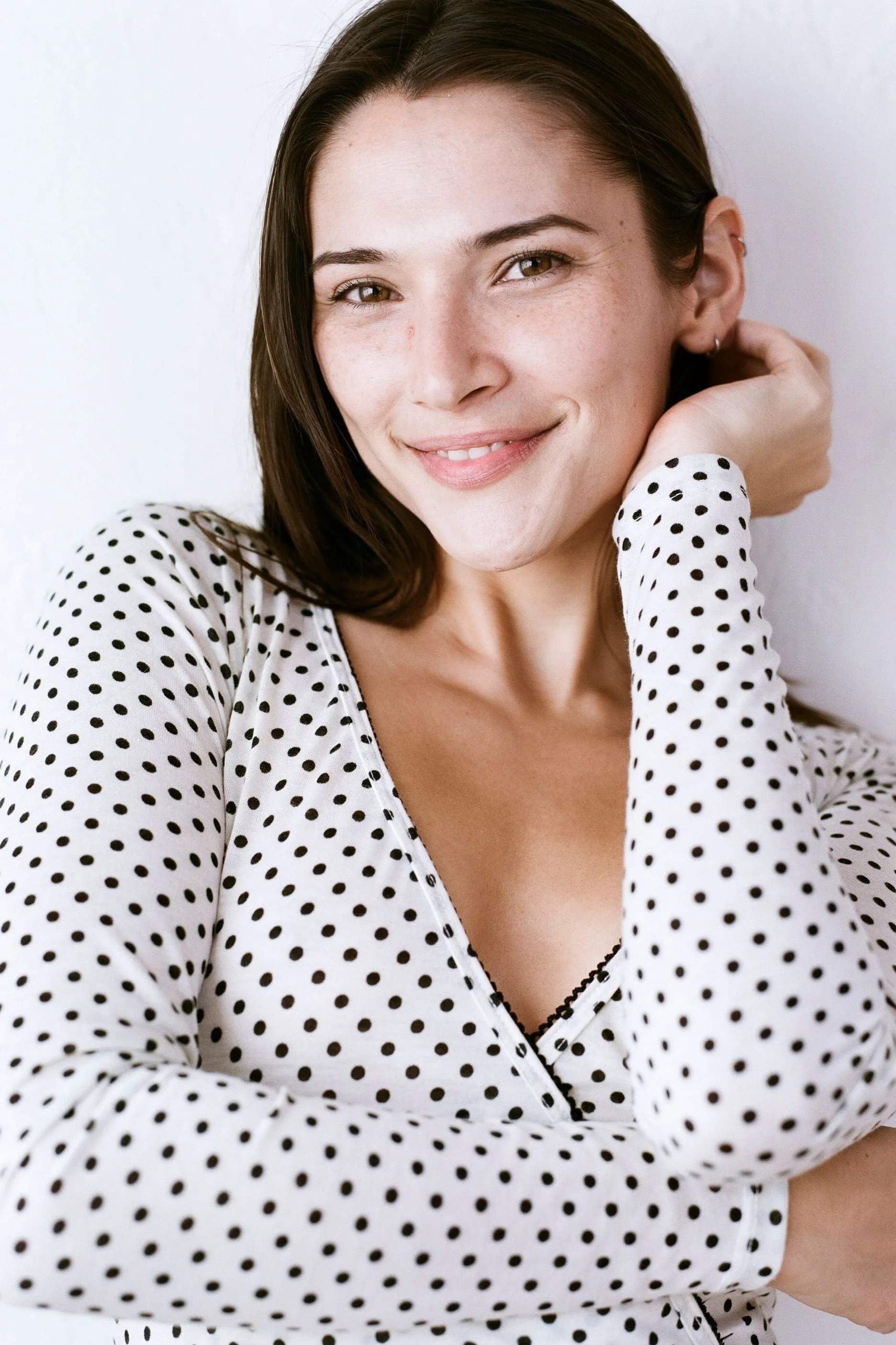 THE POLKA DOT WRAP TOP sold by Bella Venice product image thumbnail 3