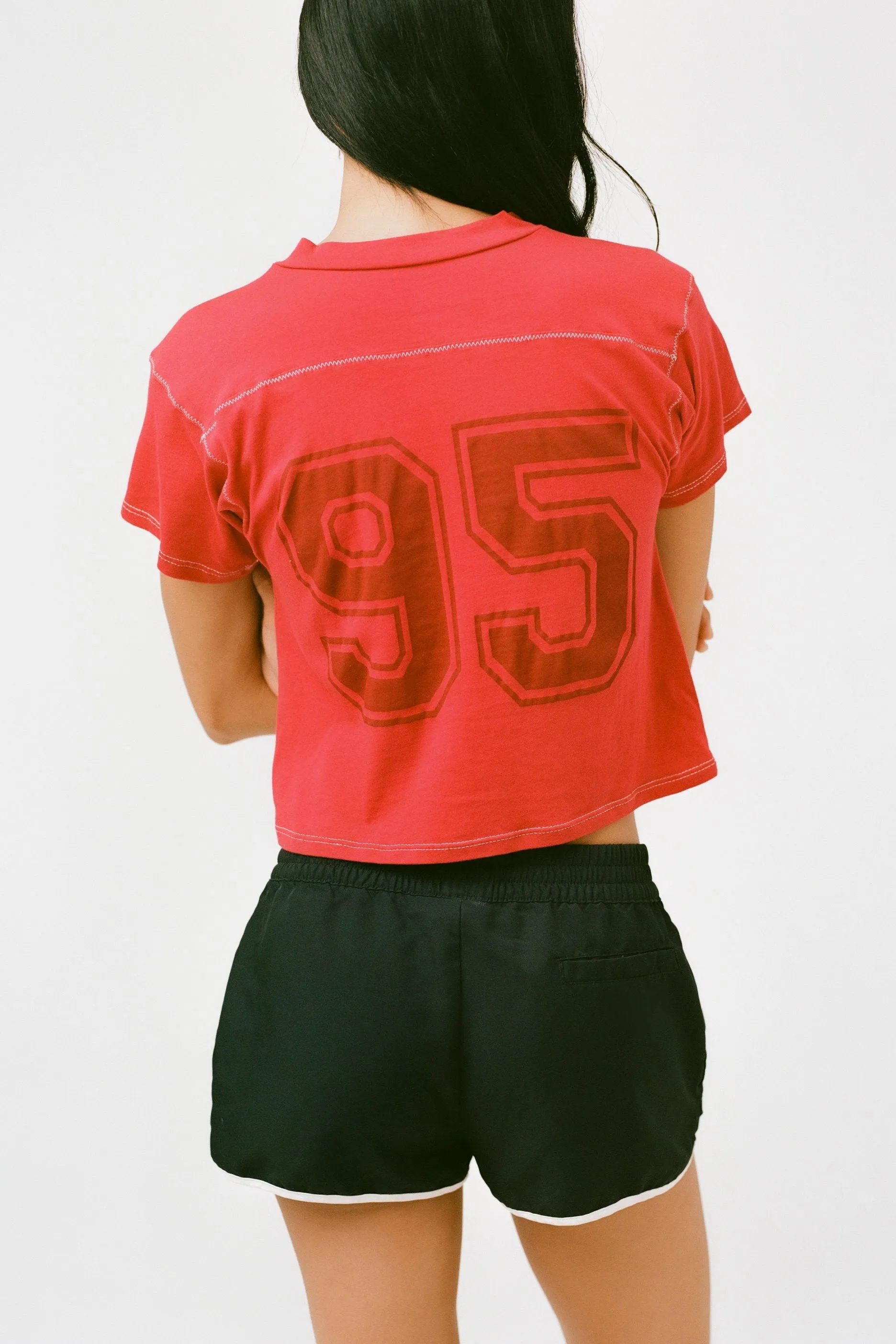 THE TLC TEE IN RED sold by Bella Venice product image thumbnail 3