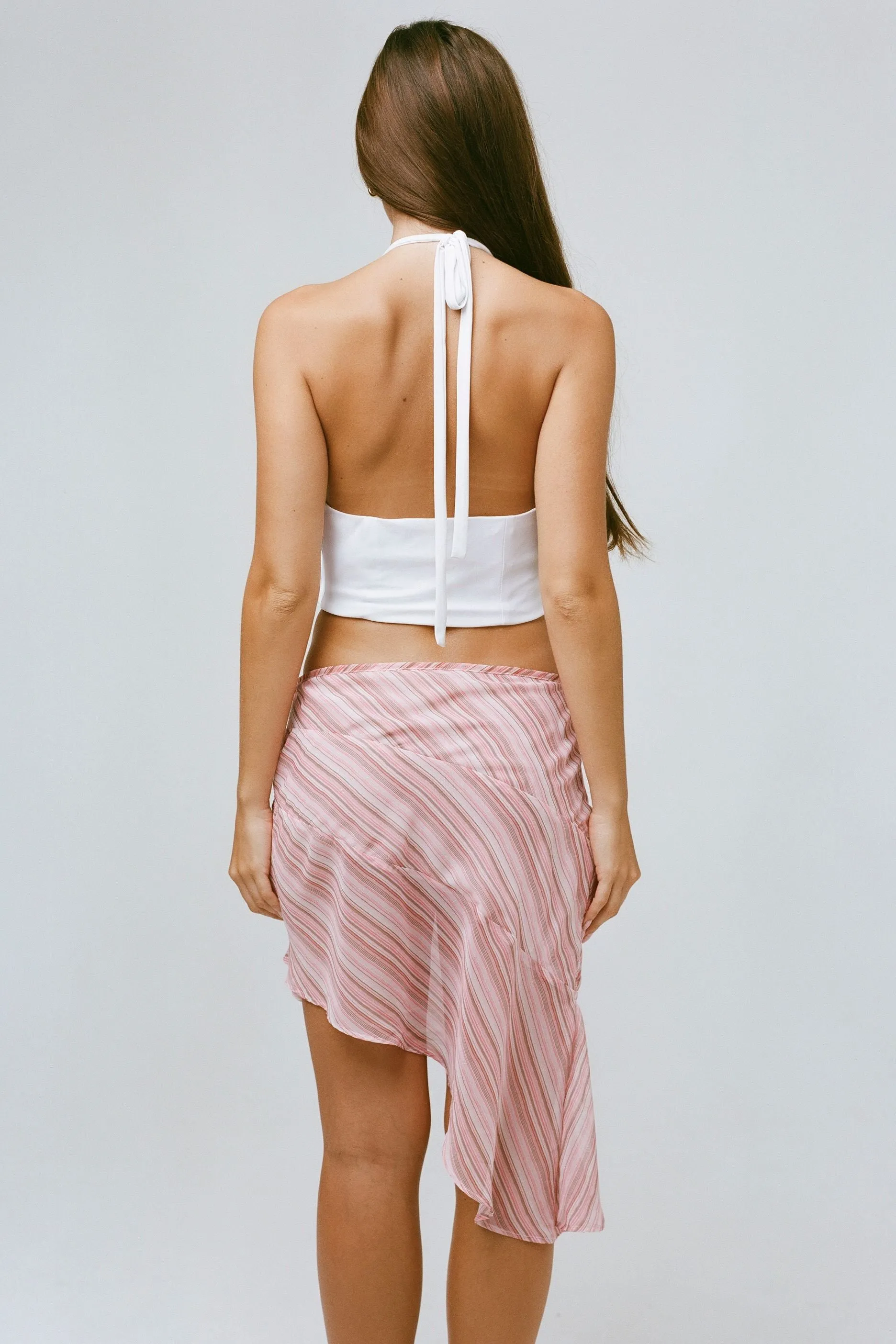 THE COCO HALTER IN WHITE sold by Bella Venice product image thumbnail 2