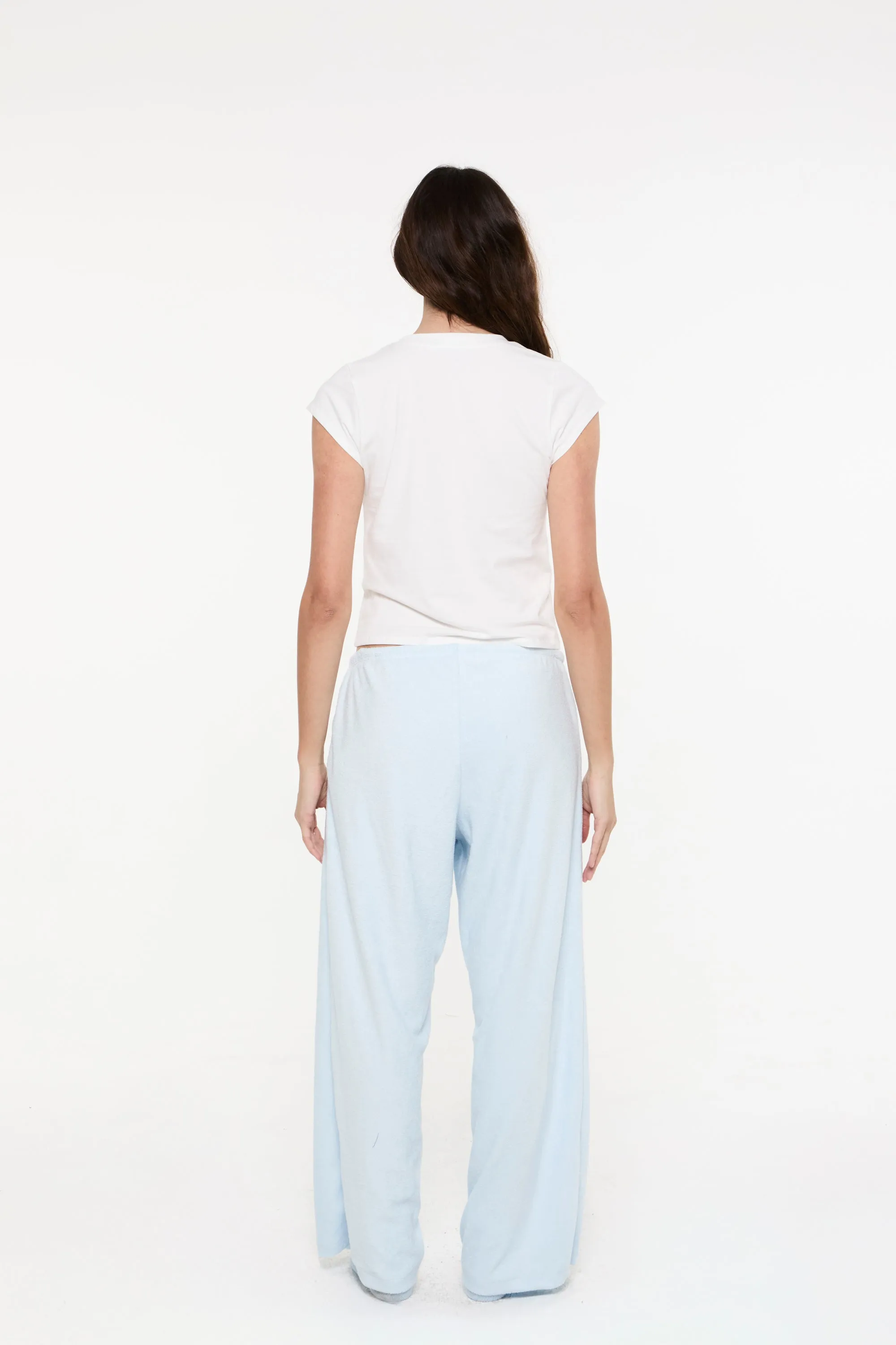 THE TERRY JOGGER IN BB BLUE sold by Bella Venice product image thumbnail 2