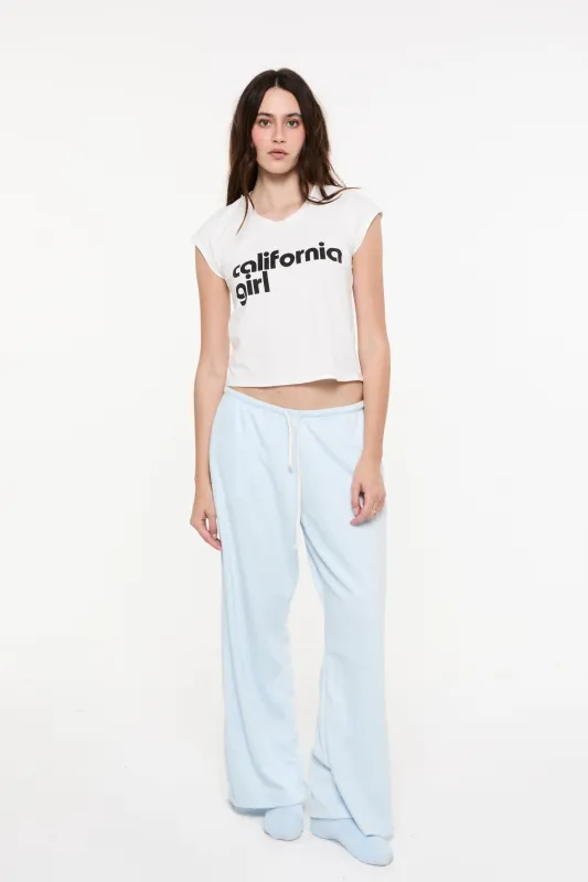 THE TERRY JOGGER IN BB BLUE made by Bella Venice