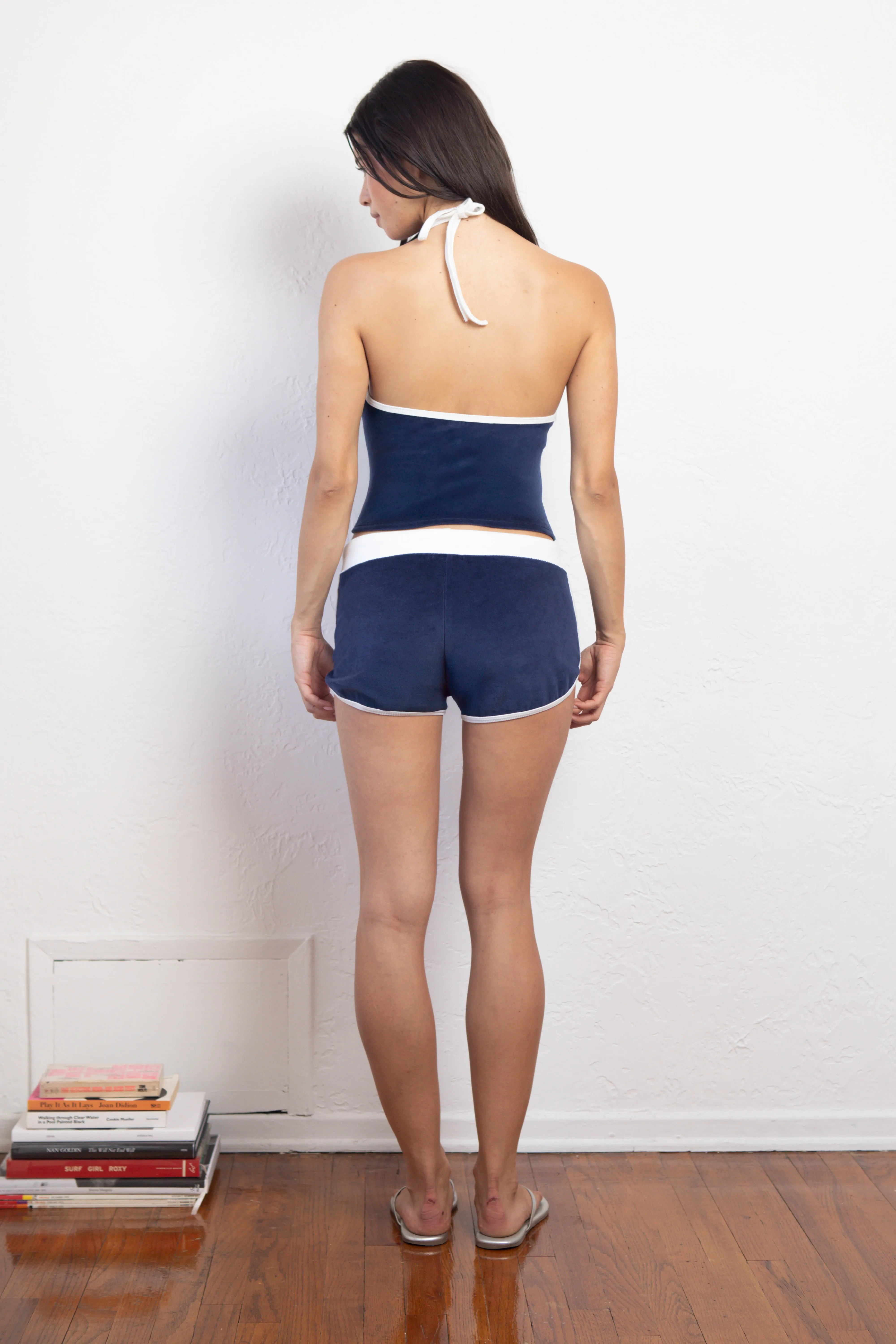 THE CANDY HALTER IN NAVY sold by Bella Venice product image thumbnail 2