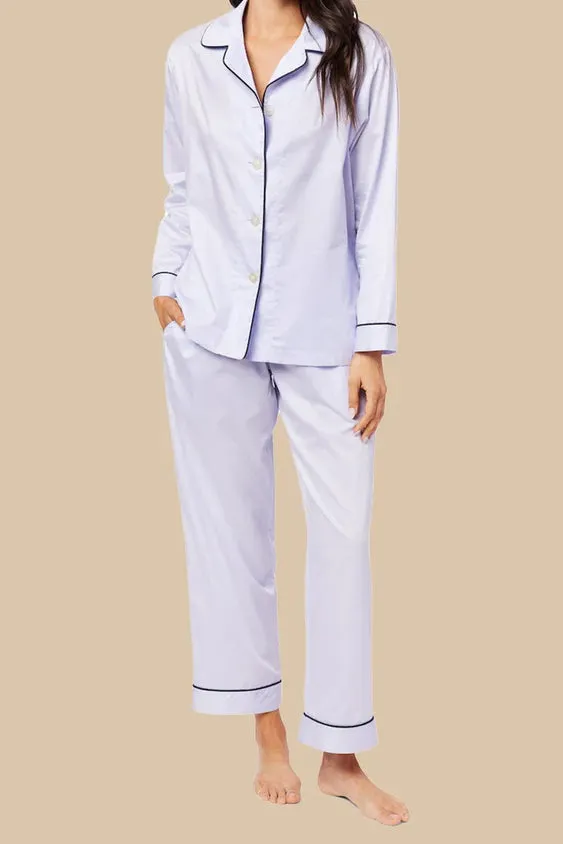 Classic Luxe Pima Pajama Set sold by Hills Dry Goods product image thumbnail 2