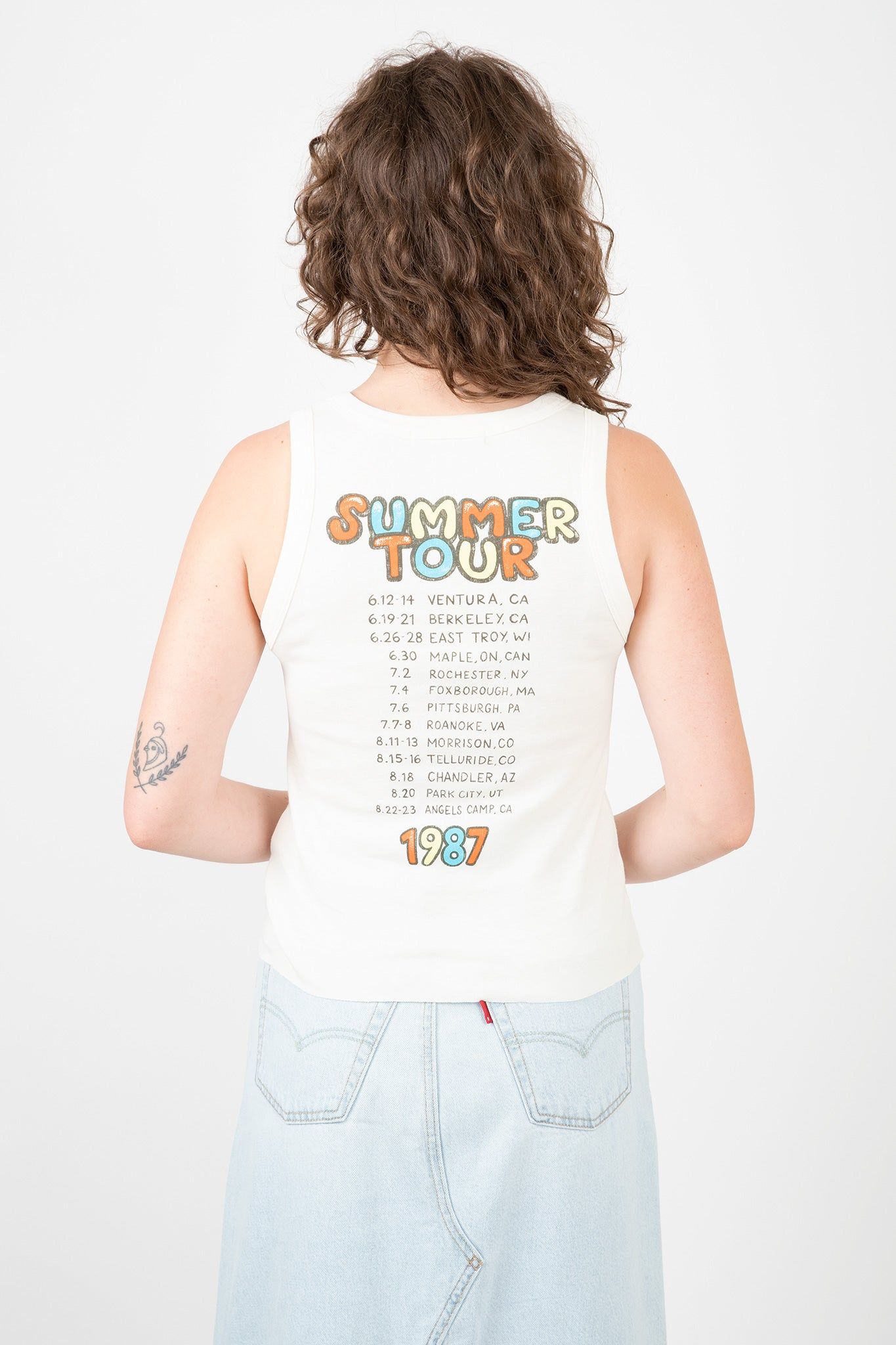Grateful Dead Summer Tour Tank sold by Hills Dry Goods product image thumbnail 2