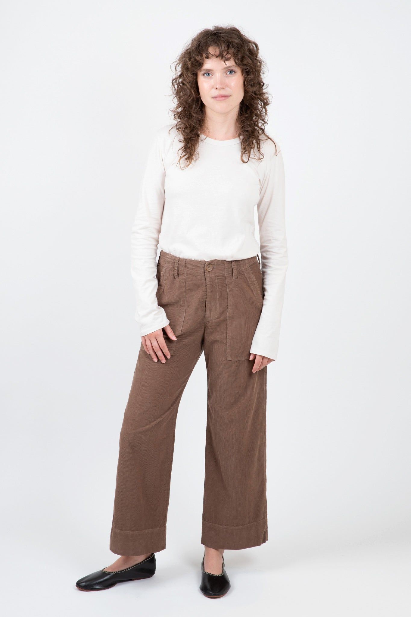 Vera Corduroy Wide Leg Pant sold by Hills Dry Goods
