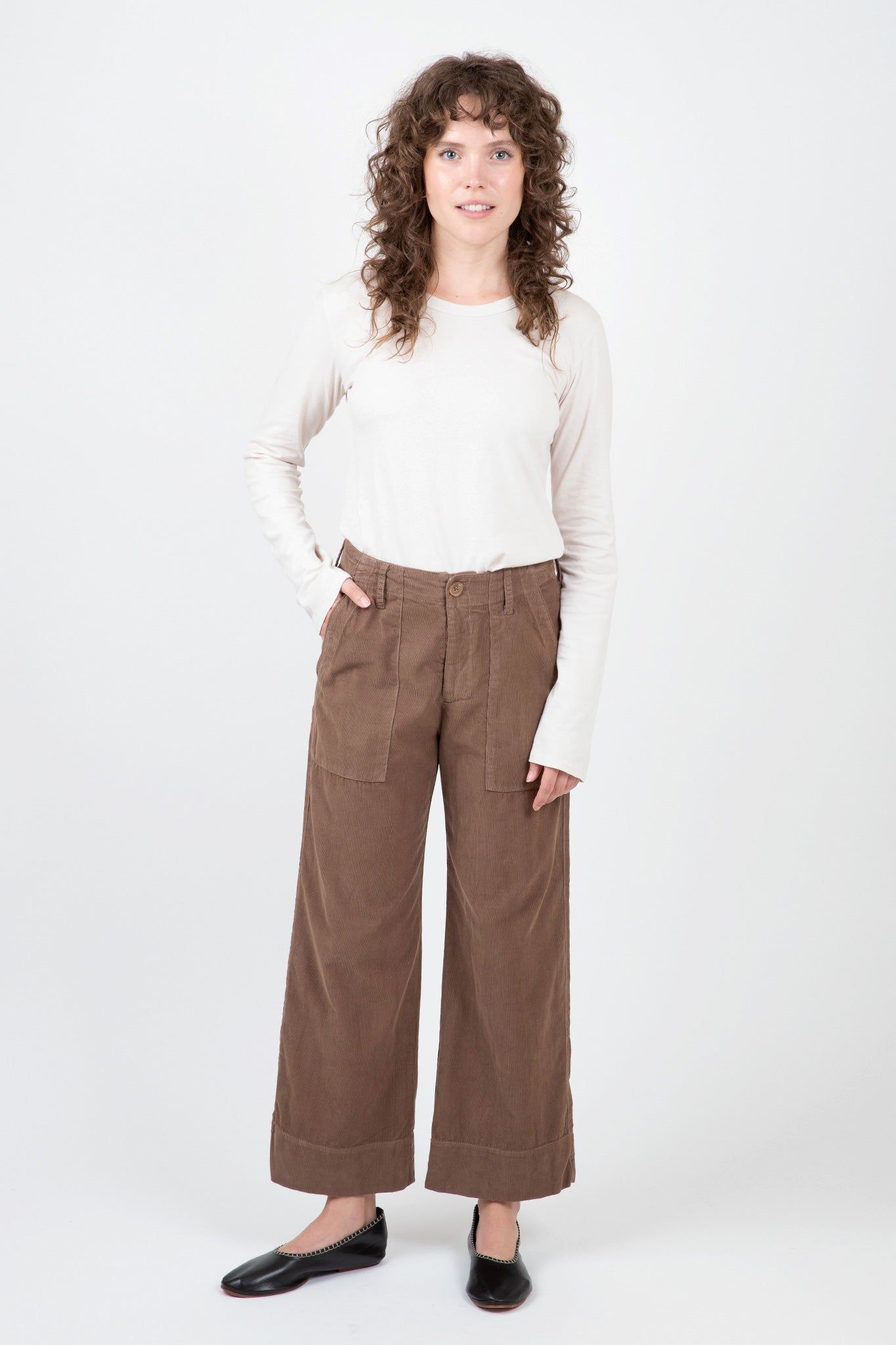 Vera Corduroy Wide Leg Pant sold by Hills Dry Goods product image thumbnail 2
