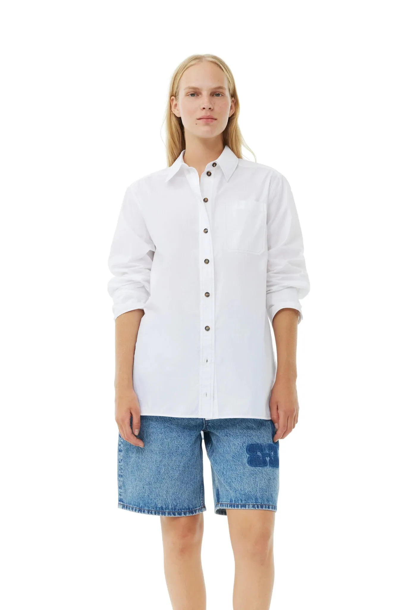 Cotton Poplin Oversized Shirt sold by Hills Dry Goods