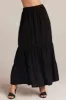 Ladder Trim Tiered Maxi Skirt sold by Hills Dry Goods