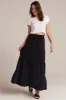 Ladder Trim Tiered Maxi Skirt sold by Hills Dry Goods