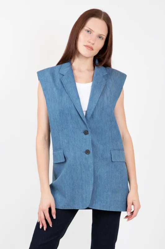 Oversized Vest sold by Hills Dry Goods