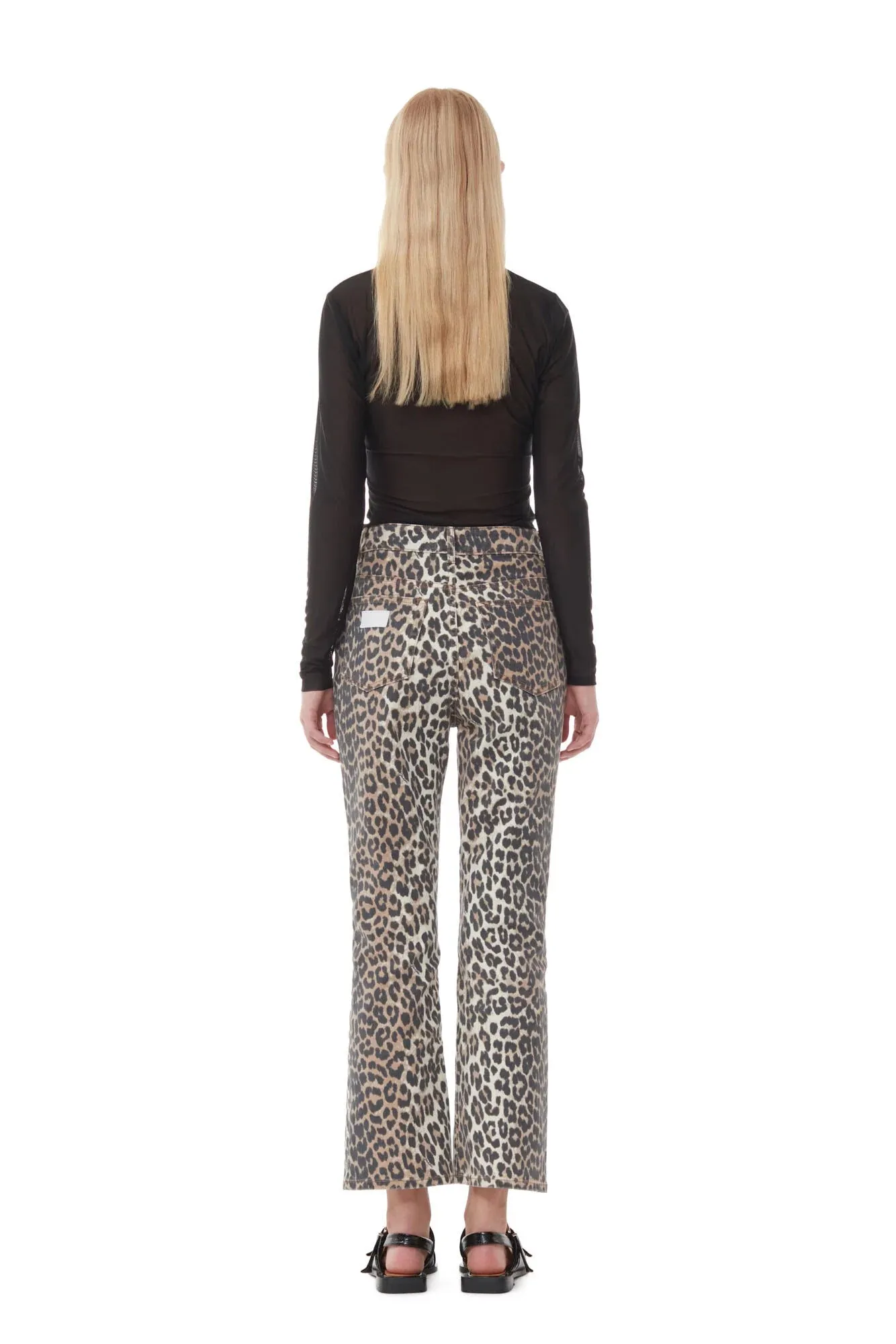 Mesh Long Sleeve Roll Neck Blouse sold by Hills Dry Goods product image thumbnail 4