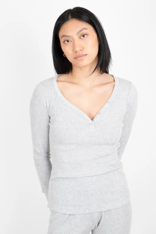 Textured Essentials Long Sleeve Top sold by Hills Dry Goods