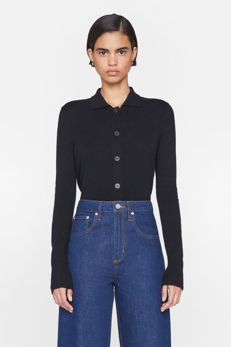 Shrunken Cashmere Cardi sold by Hills Dry Goods