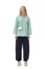 Green Striped Cotton Oversized Shirt sold by Hills Dry Goods