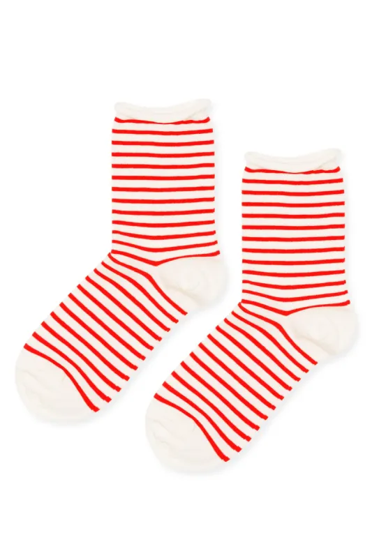 Nautical Stripe Crew sold by Hills Dry Goods