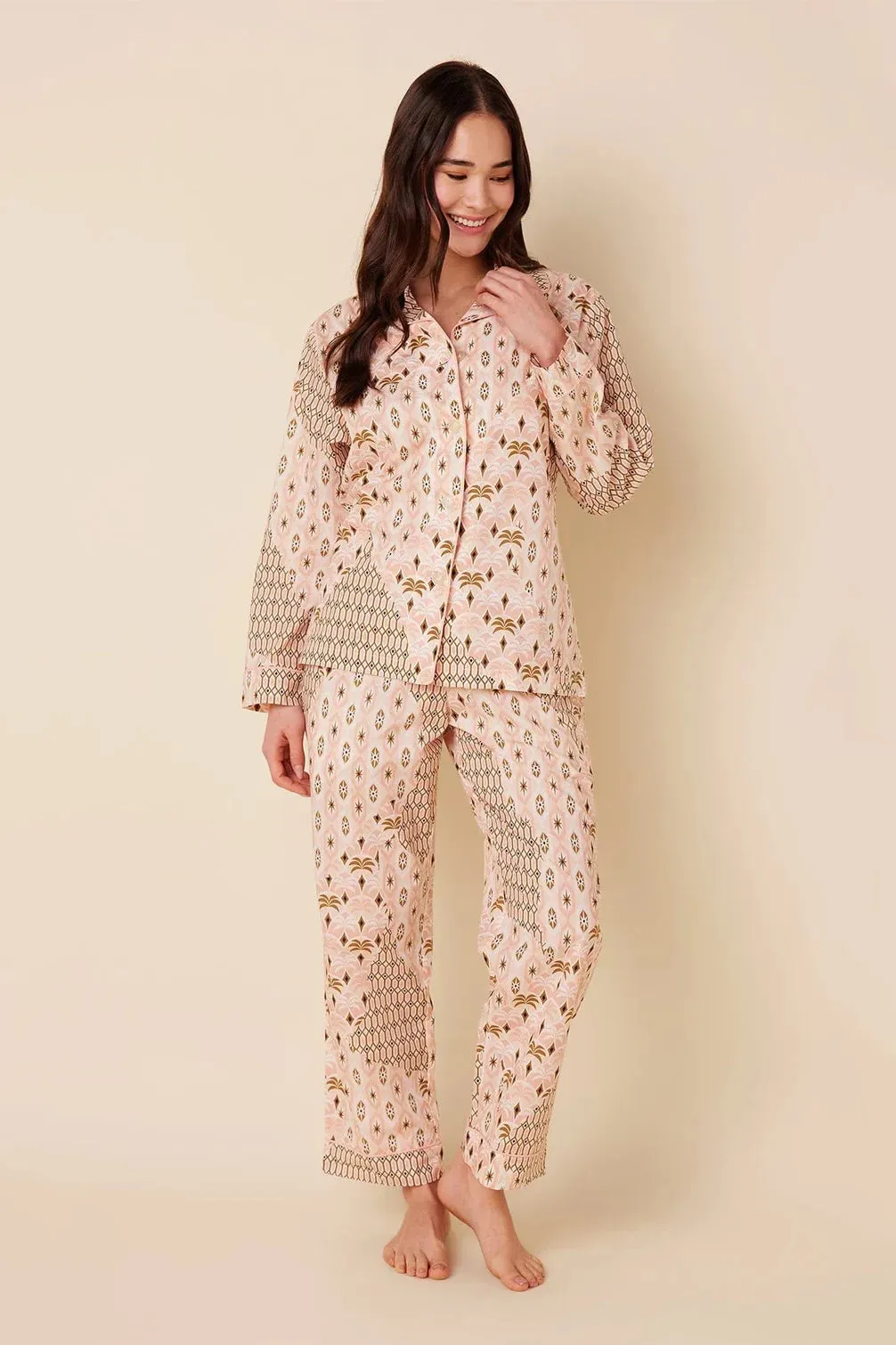 Pima Long-Sleeved Pajama sold by Hills Dry Goods