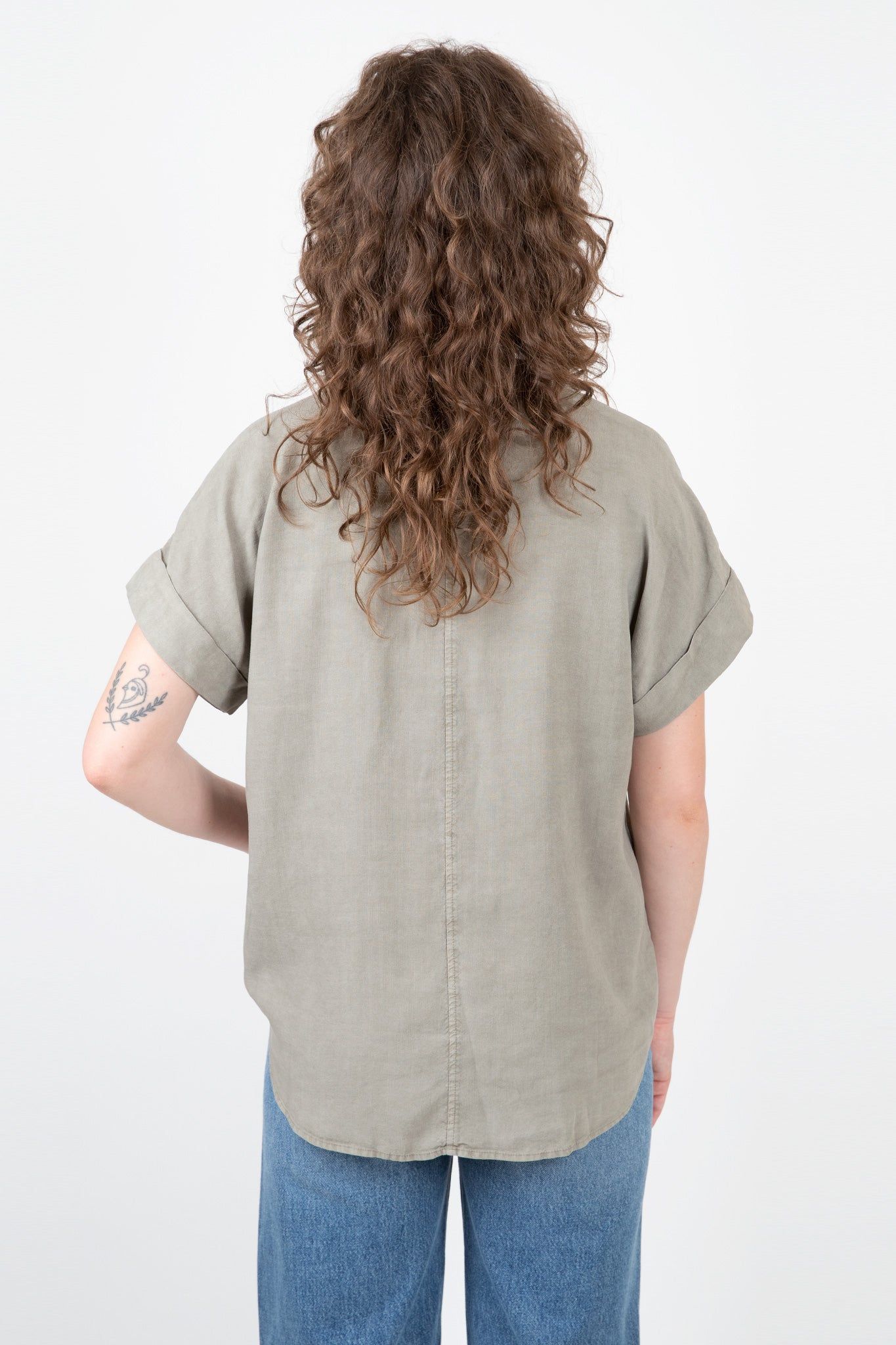 Short Sleeve Tencel Button Down sold by Hills Dry Goods product image thumbnail 4