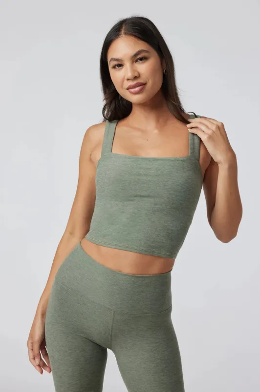 Elevation Square Neck Tank made by Vuori