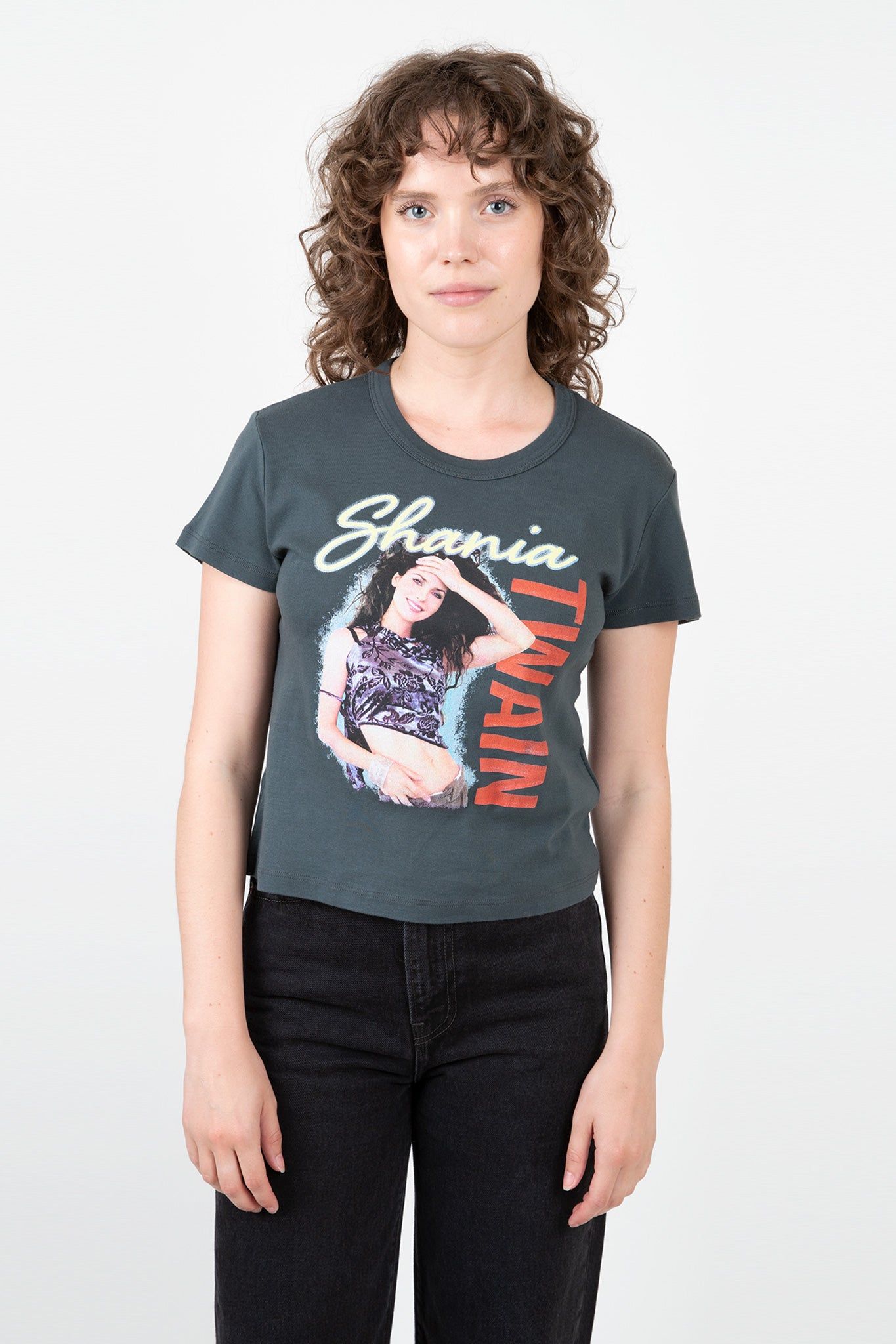 Shania Twain Up! Single Shrunken Tee sold by Hills Dry Goods