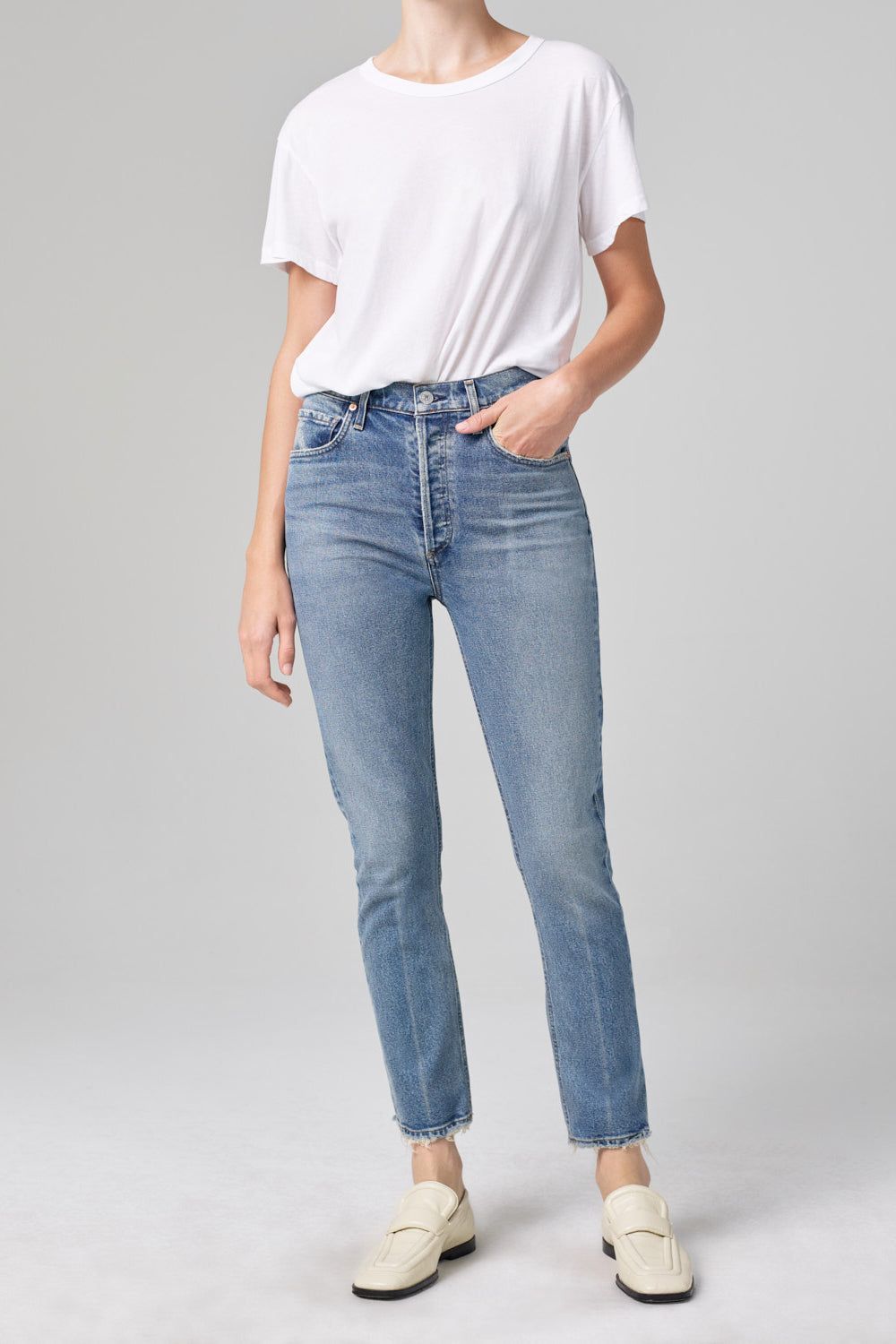 Jolene High Rise Vintage Slim sold by Hills Dry Goods