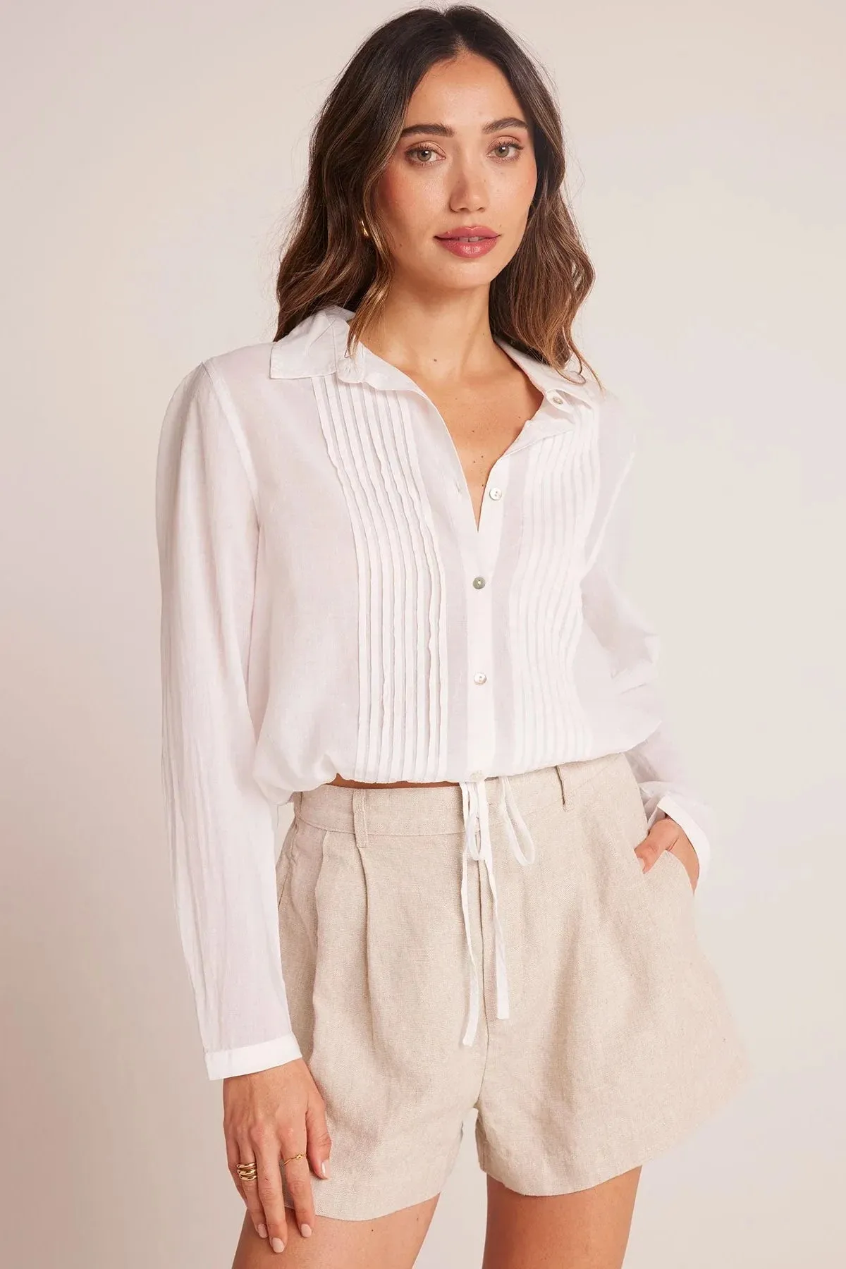 Pleat Front Trouser Short sold by Hills Dry Goods