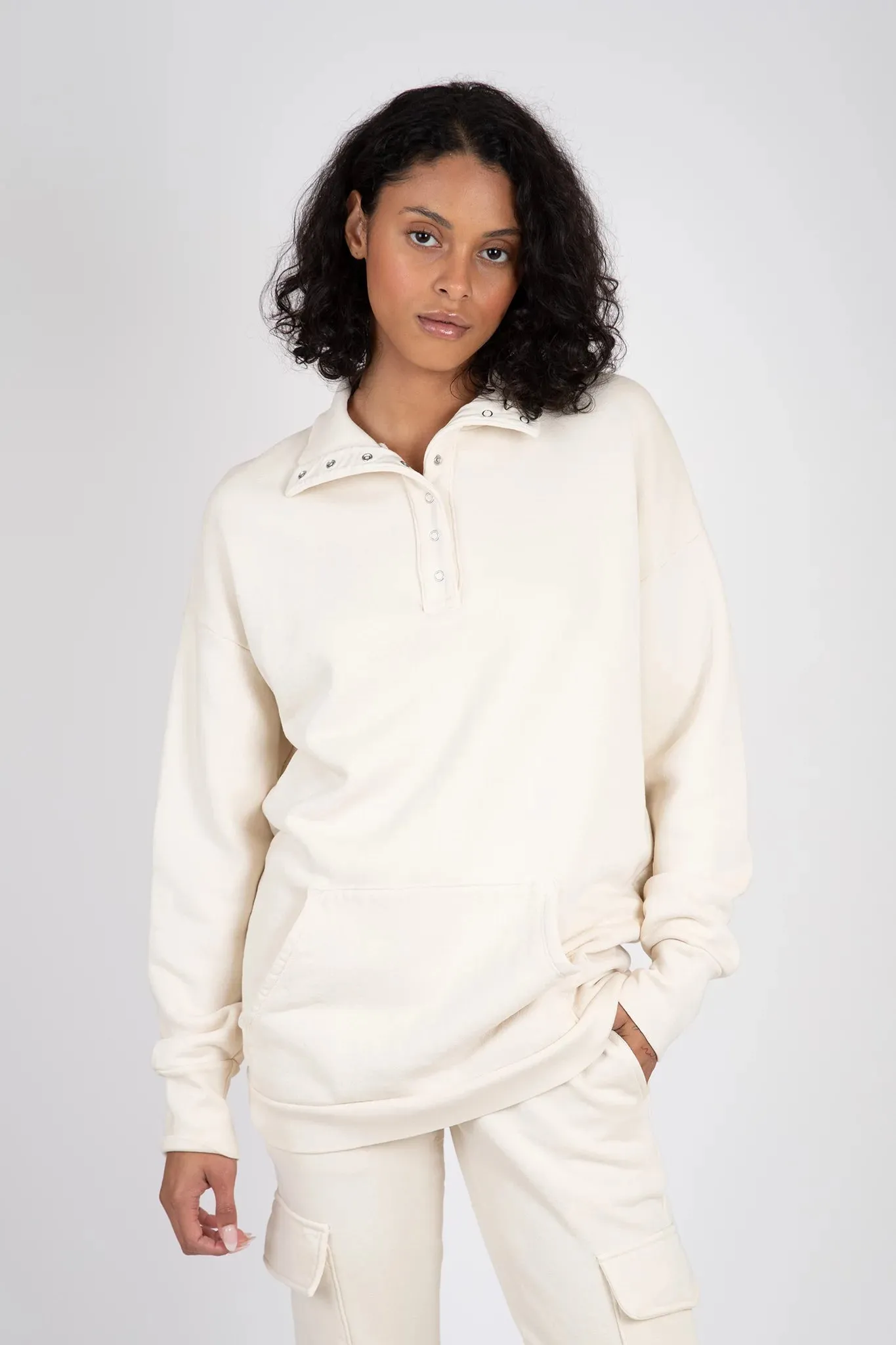 Suli Oversized Polo sold by Hills Dry Goods