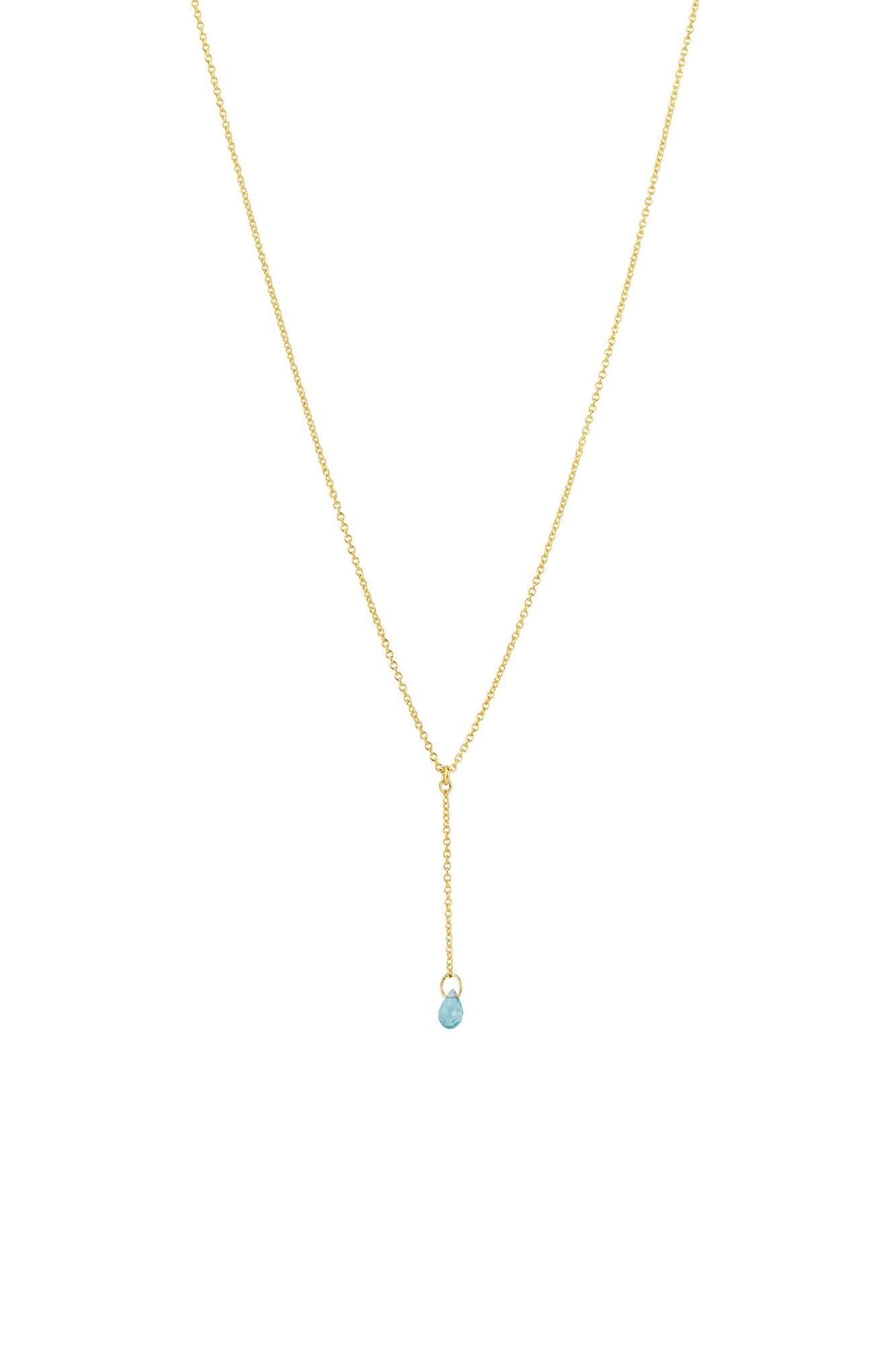 16" Stone Drop Lariat sold by Hills Dry Goods