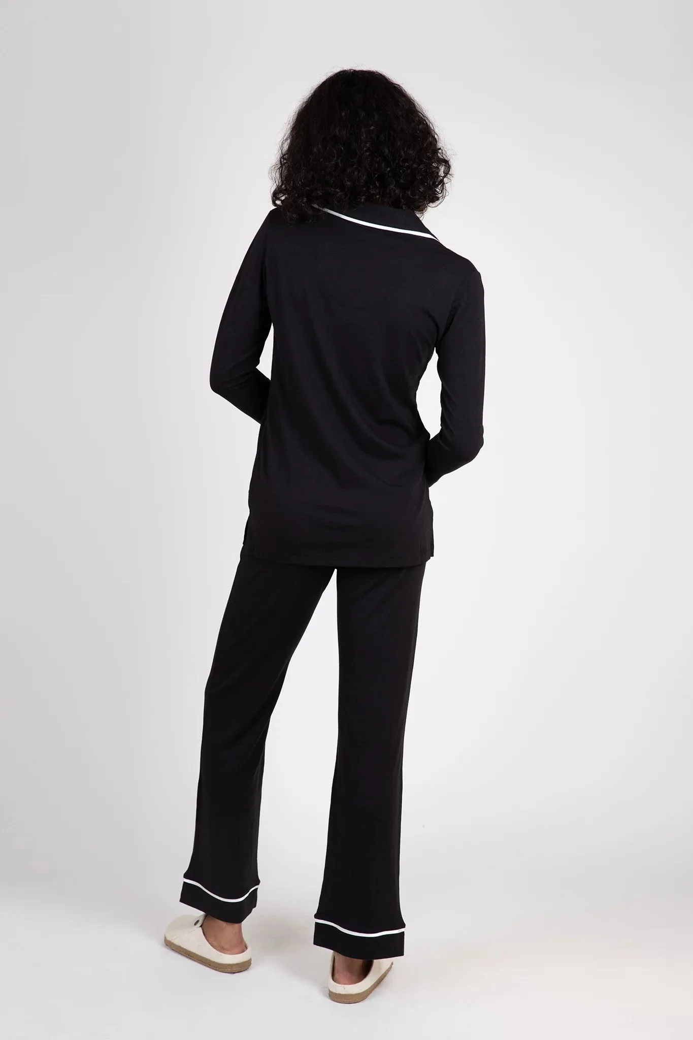 Bella Long Sleeve Top & Pant Pajama Set sold by Hills Dry Goods product image thumbnail 2