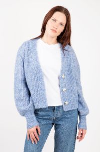 Matilda Ribbed Cardigan sold by Hills Dry Goods